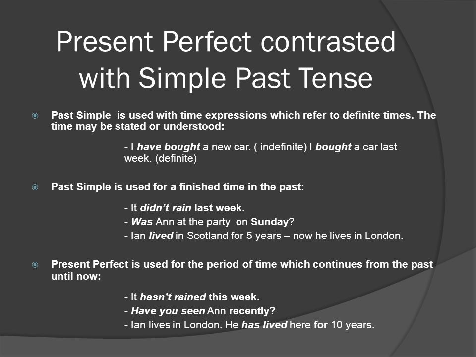 Tense consolidation: past time - ppt video online download