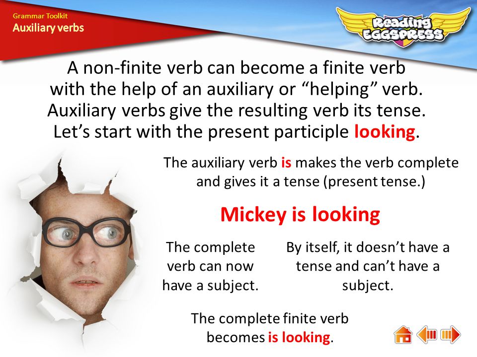 Grammar Toolkit Auxiliary verbs.