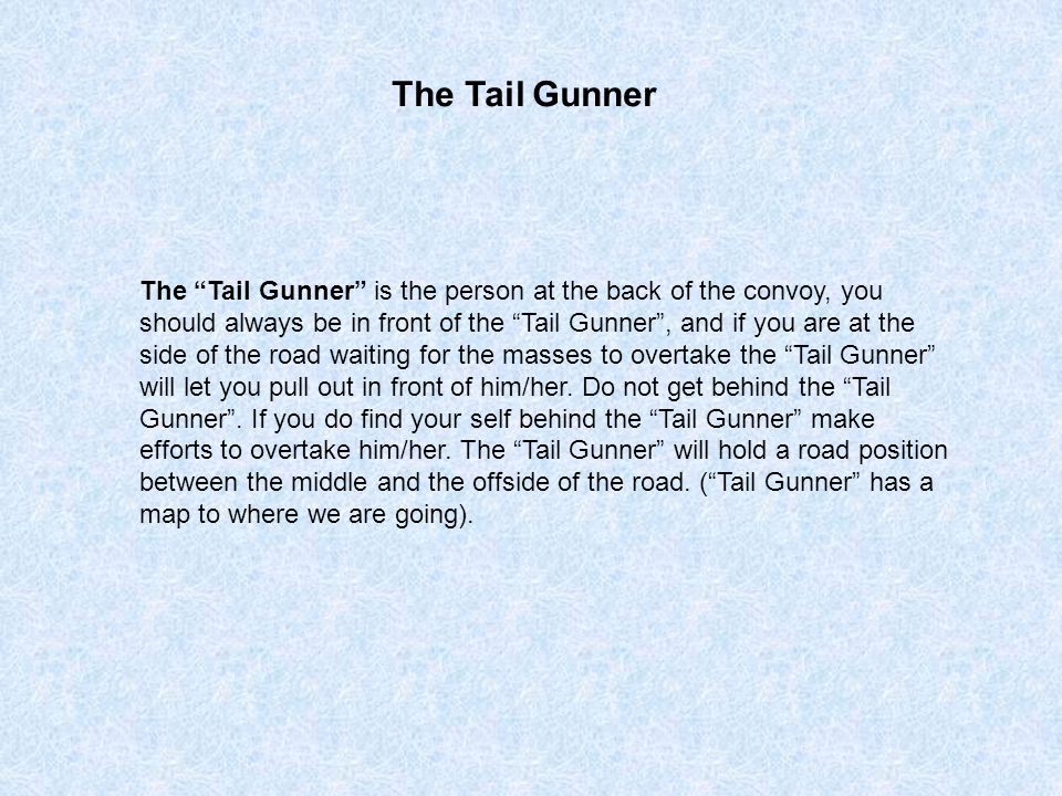 The Tail Gunner