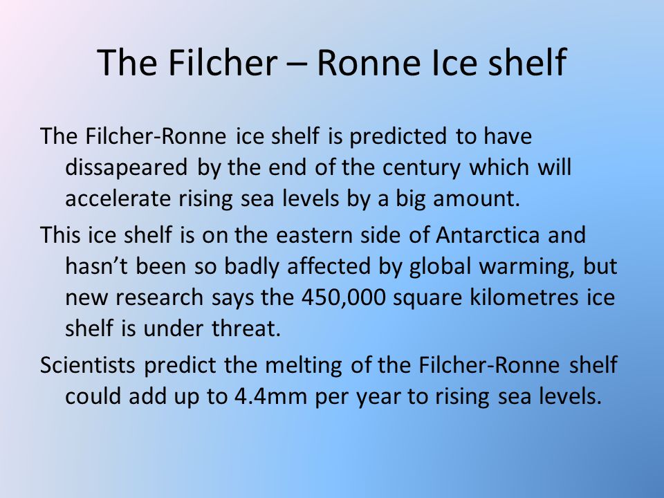The Filcher – Ronne Ice shelf