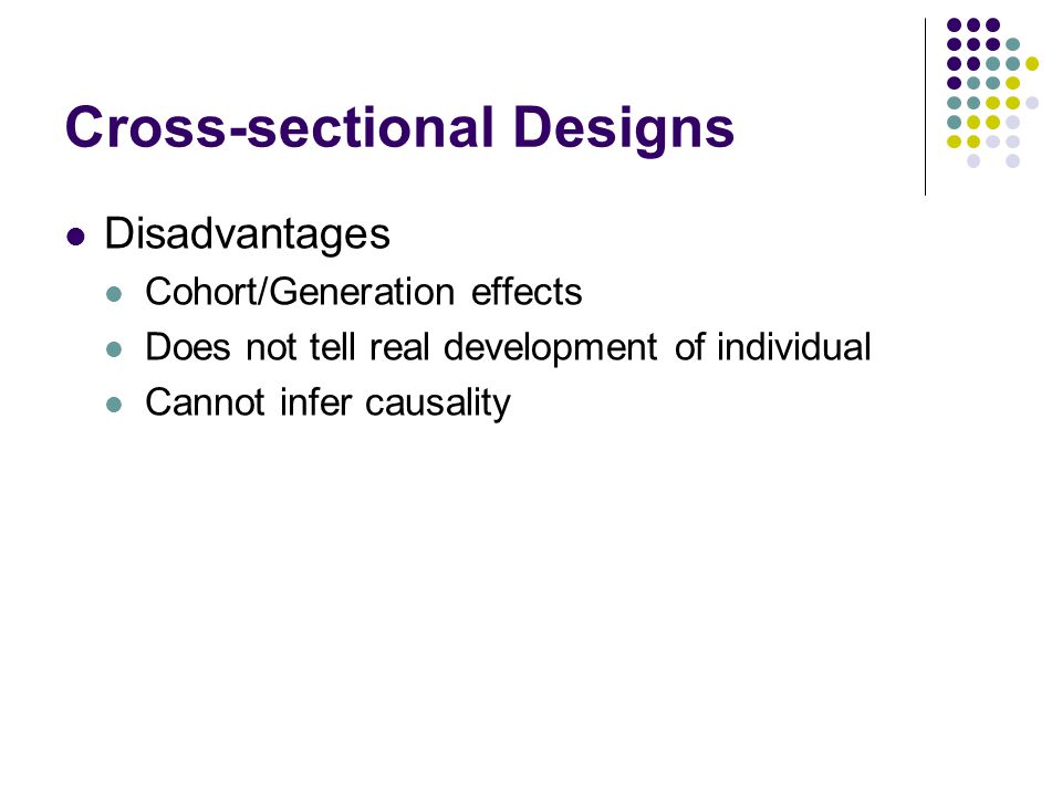 Cross-sectional Designs