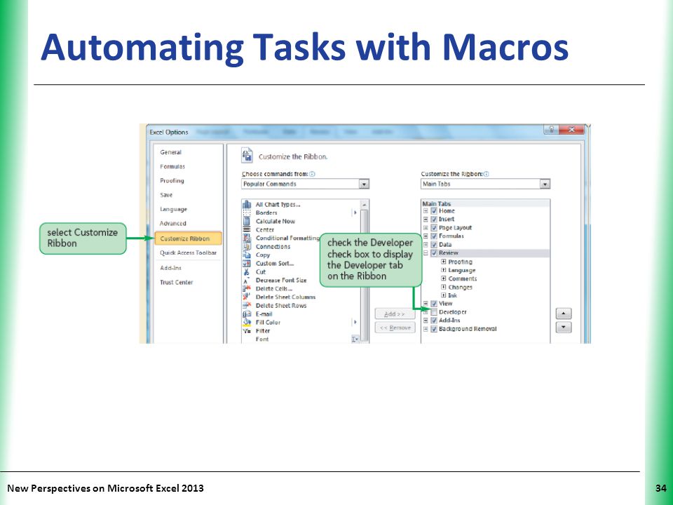 Automating Tasks with Macros