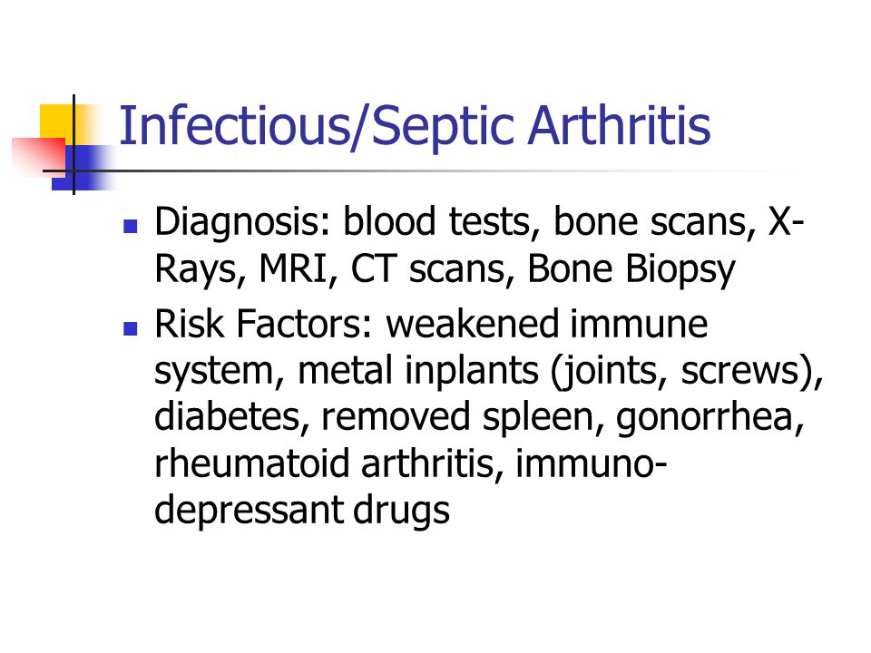 Infectious/Septic Arthritis