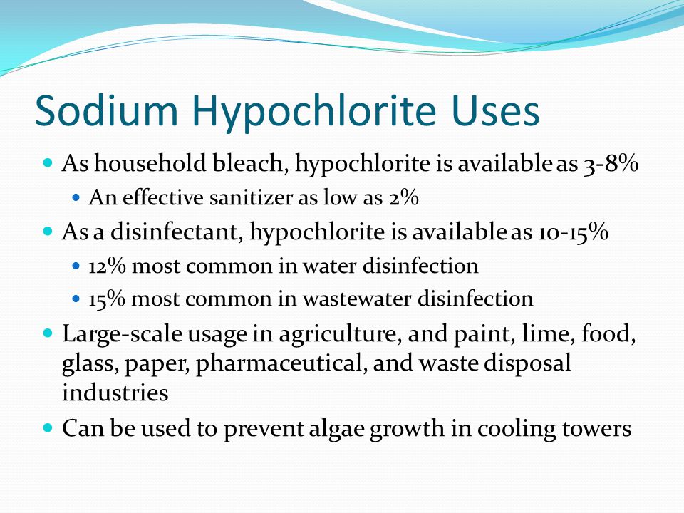 Sodium Hypochlorite & Ammonia Safety - ppt video online download