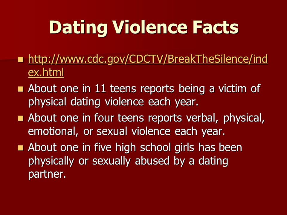Dating Violence Facts