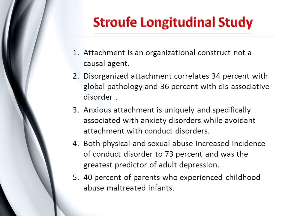 Stroufe Longitudinal Study