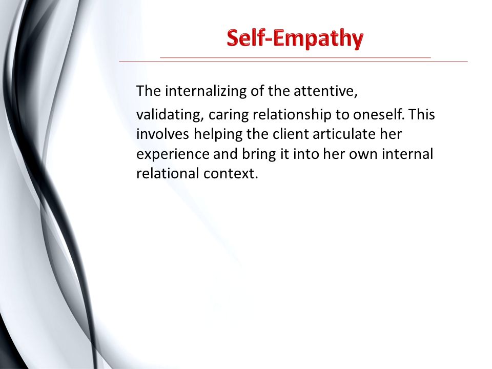 Self-Empathy