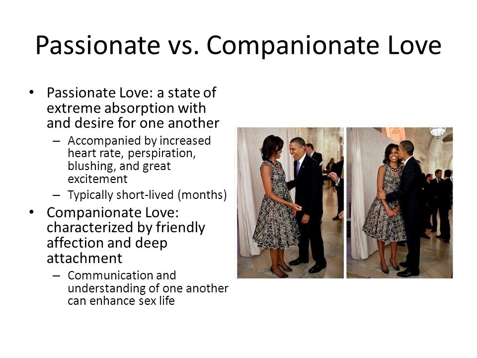 what is passionate love