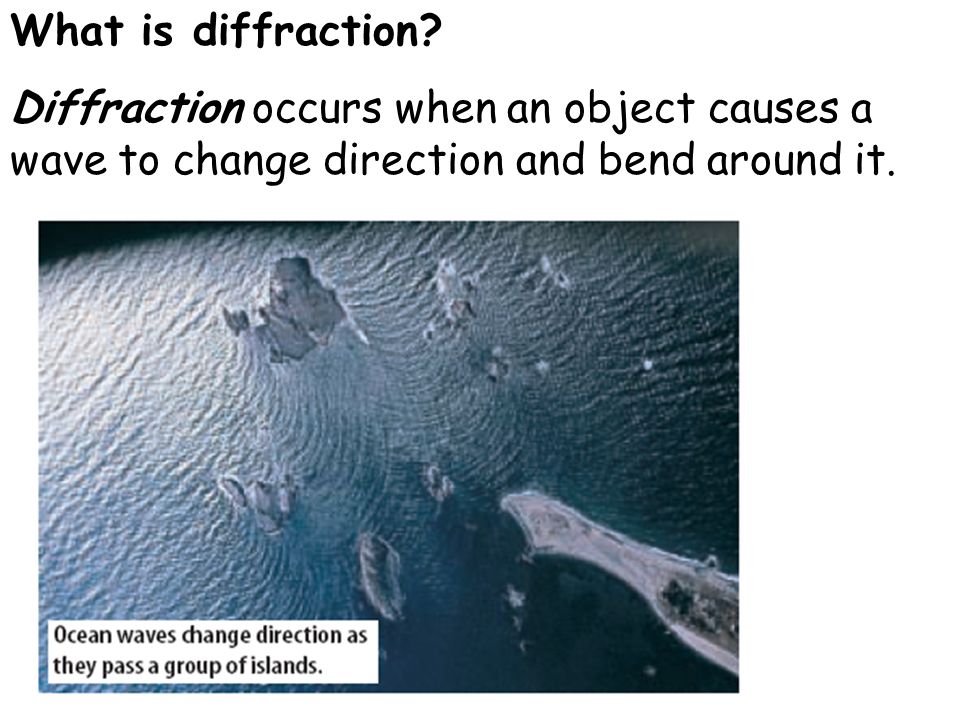 What is diffraction.