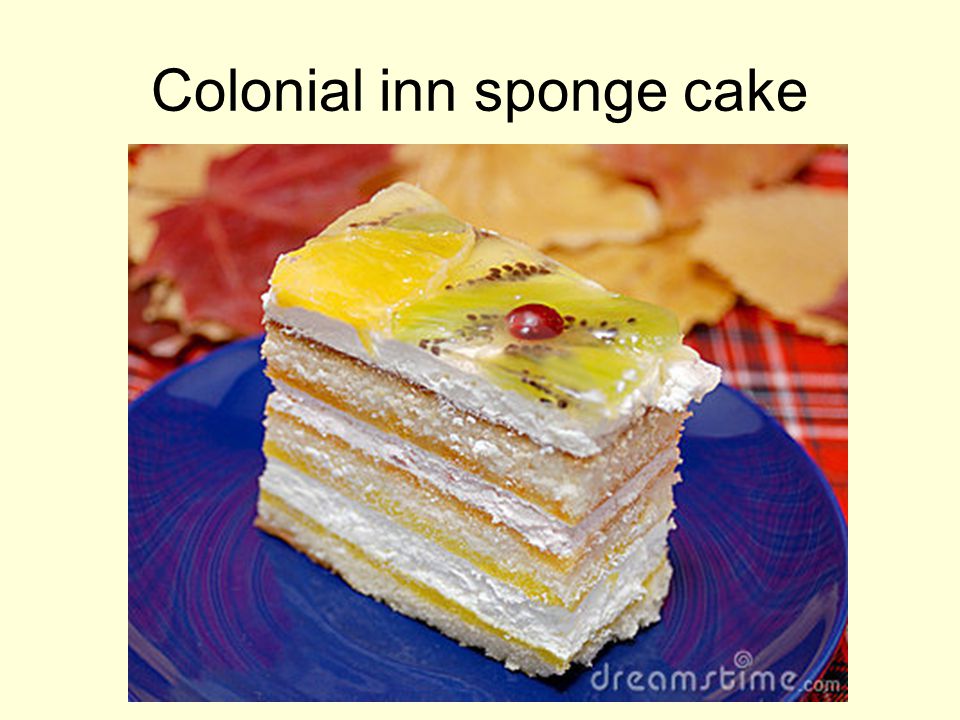 Colonial inn sponge cake