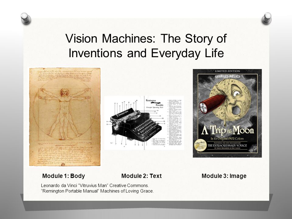 Vision Machines: The Story of Inventions and Everyday Life