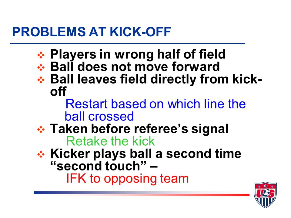 LAW 8 – Kick-Off and Dropped Ball - ppt download