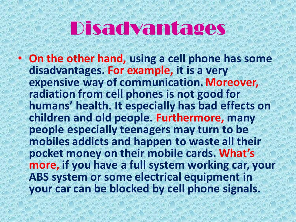 advantages and disadvantages of telephone essay