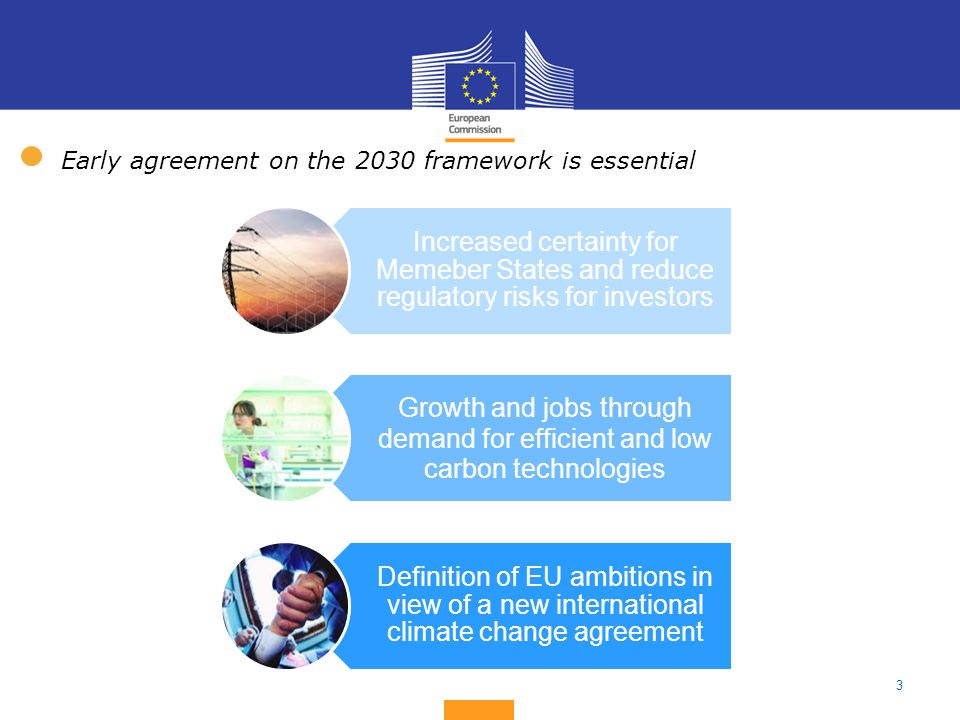 Early agreement on the 2030 framework is essential