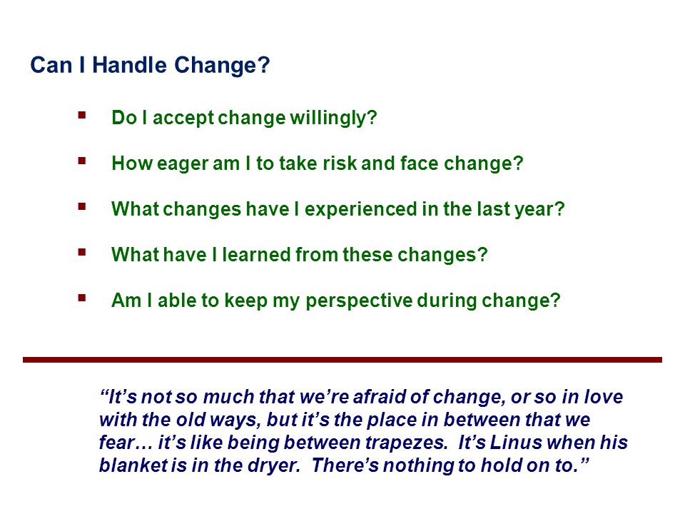 Surviving & Thriving During Times of Great Change - ppt download