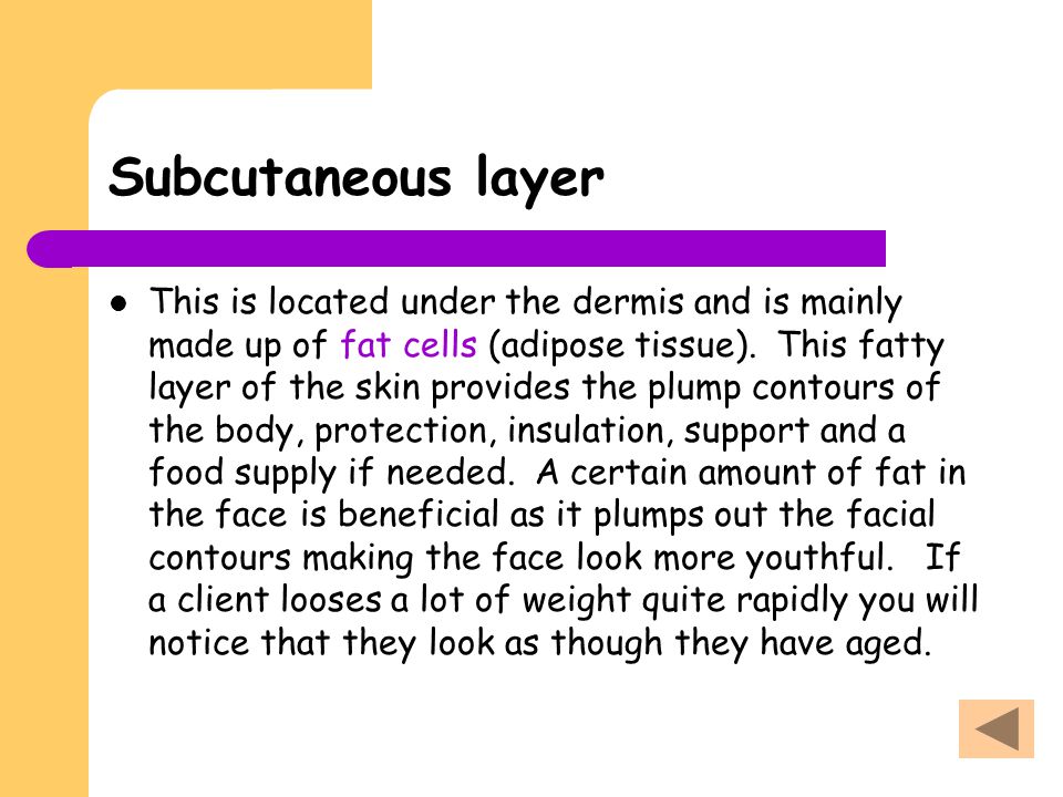 Subcutaneous layer