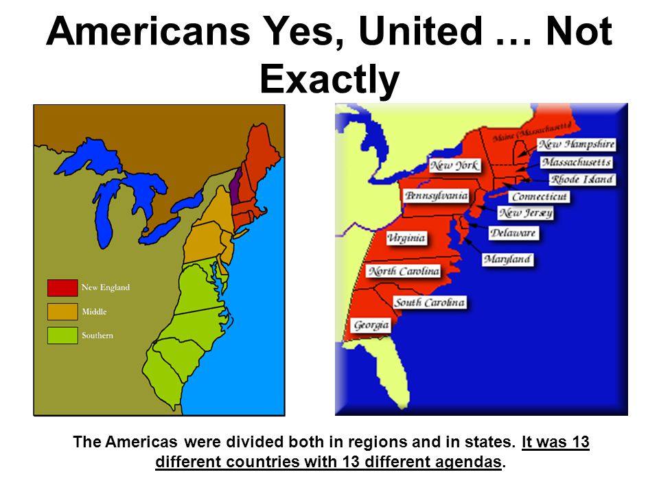 Americans Yes, United … Not Exactly