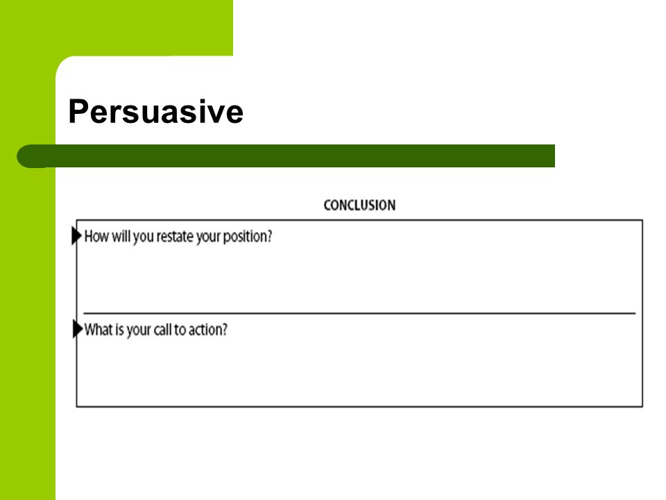 Persuasive