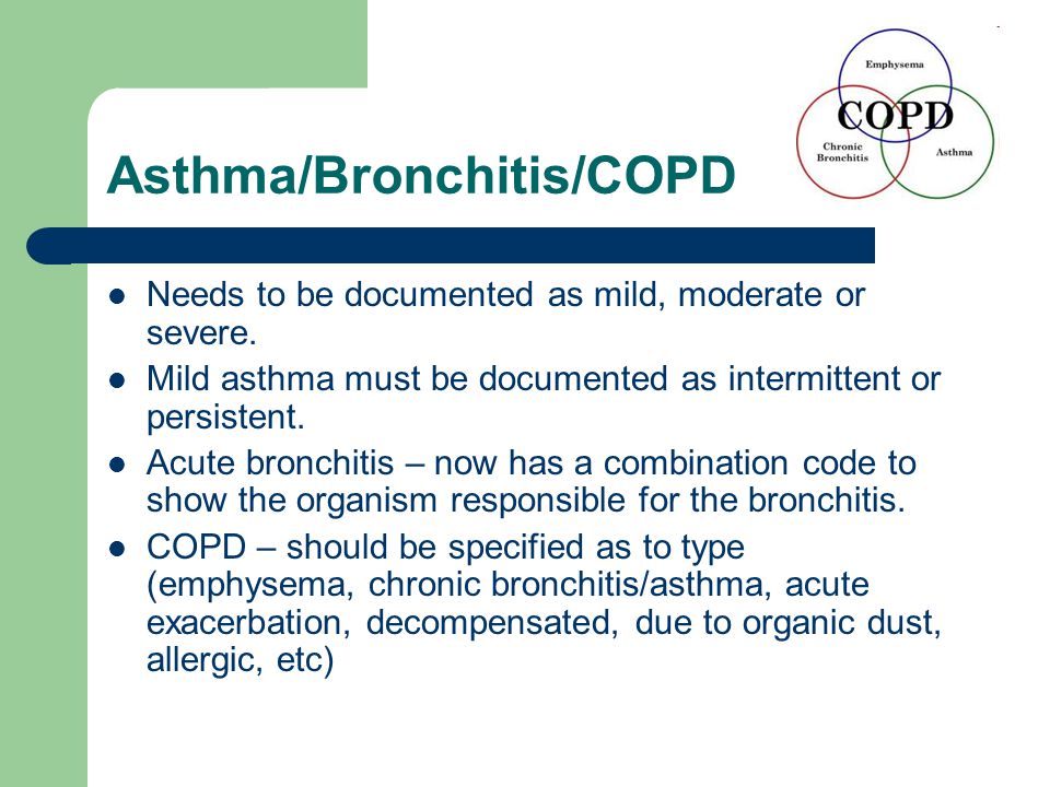 Asthma/Bronchitis/COPD