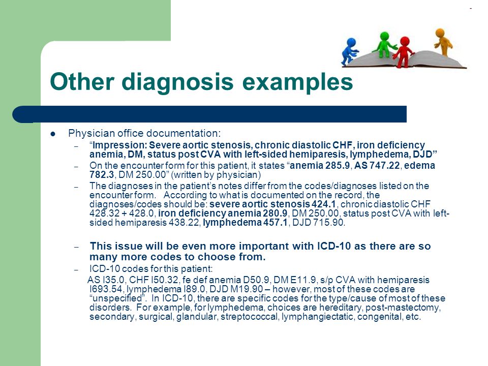 Other diagnosis examples