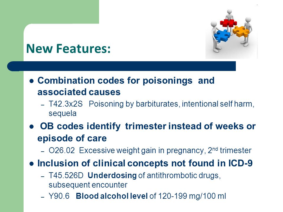 New Features: Combination codes for poisonings and associated causes