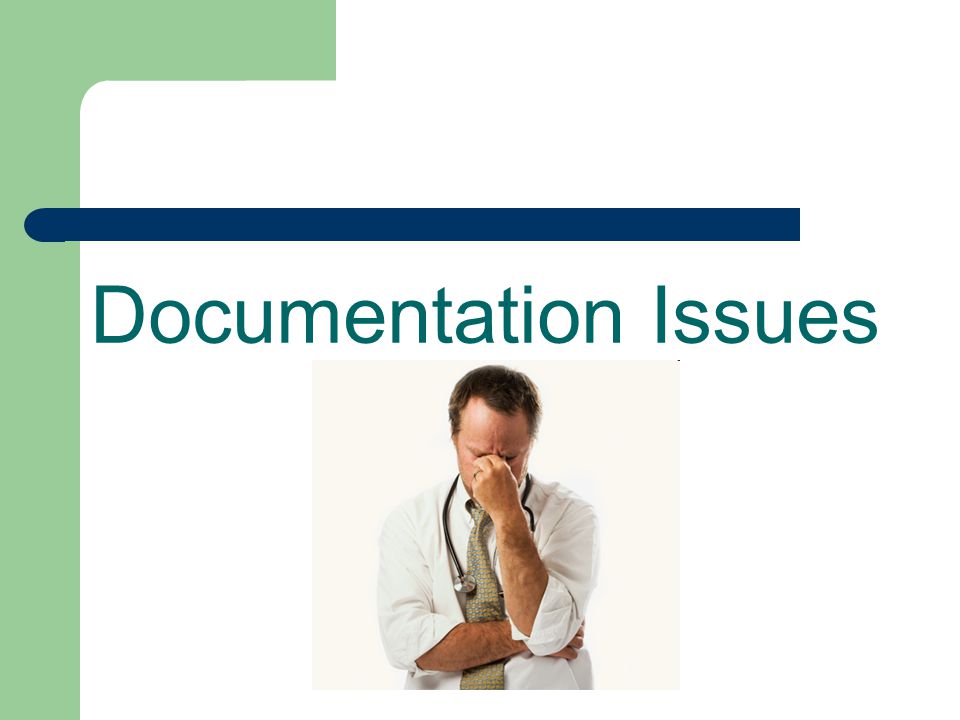 Documentation Issues