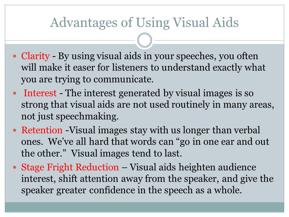 Pros and Cons of Visual Aid Options