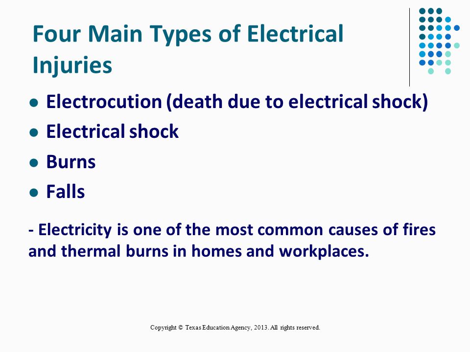 Four Main Types of Electrical Injuries