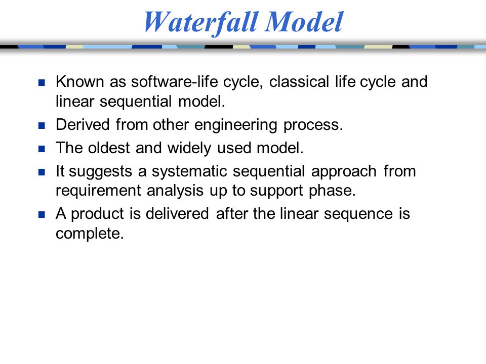 linear sequential model in software engineering