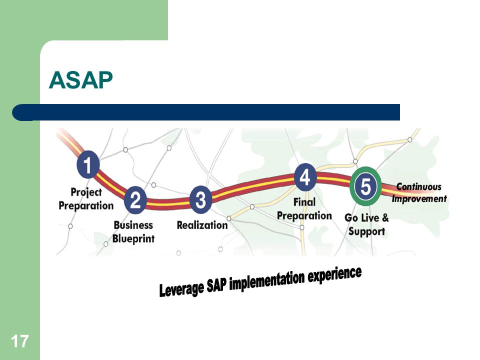 Leverage SAP implementation experience