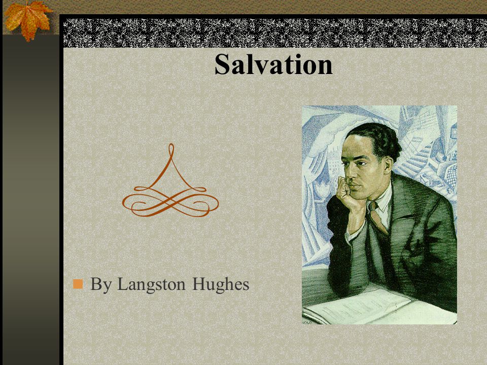 salvation langston hughes