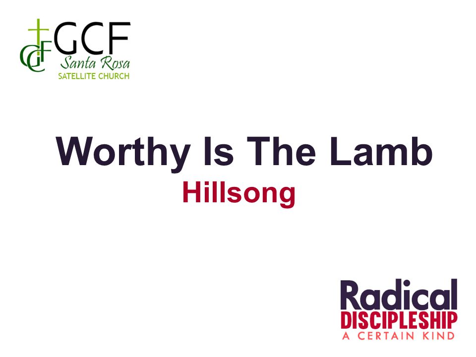 Worthy Is The Lamb Hillsong