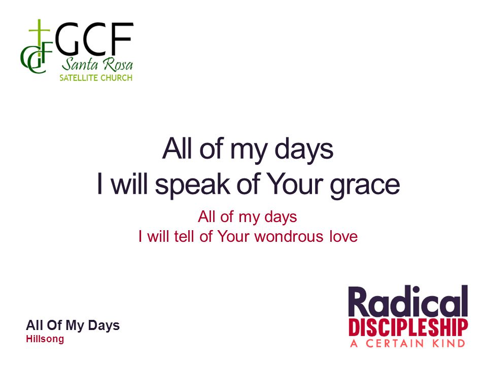 I will speak of Your grace
