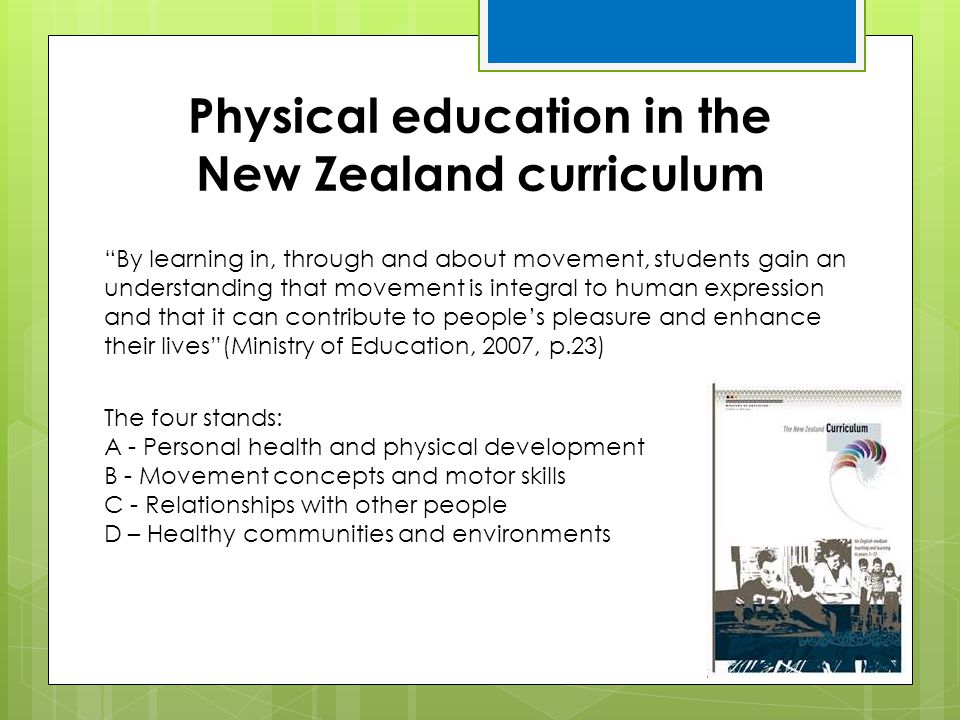 Physical education in the New Zealand curriculum