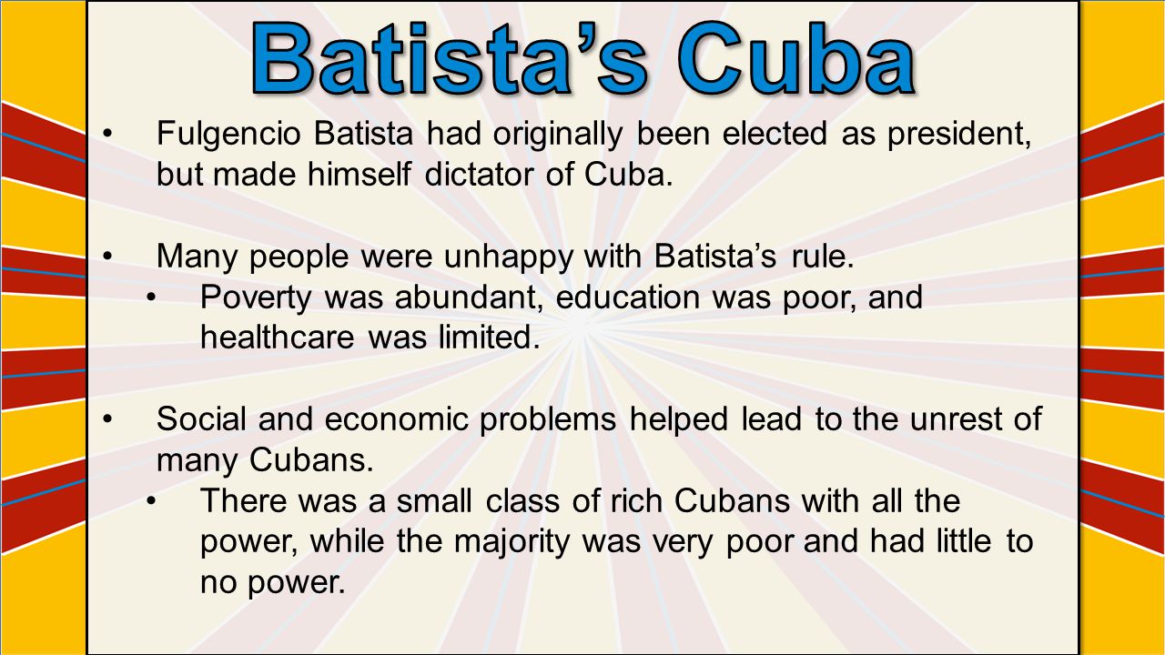 The Cuban Revolution Ppt Video Online Download