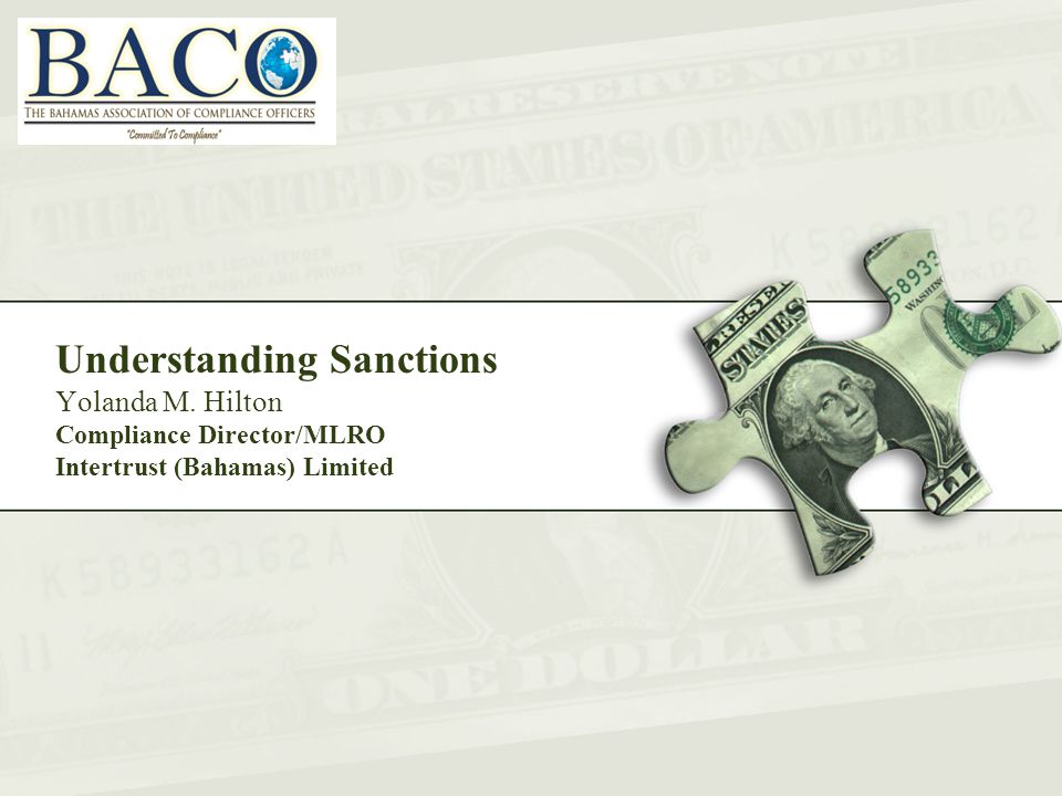 Understanding Sanctions Yolanda M