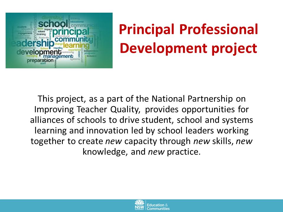 Principal Professional Development project