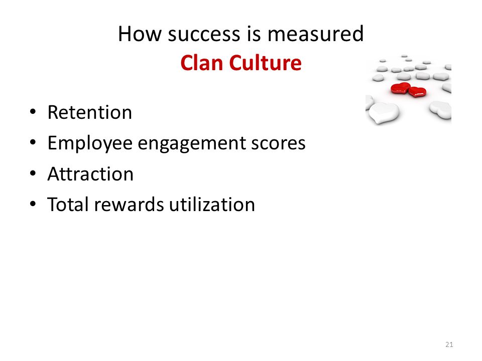 How success is measured Clan Culture