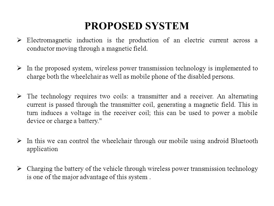 Wireless Power Transmission For Mobile And Wheelchair Charging Of