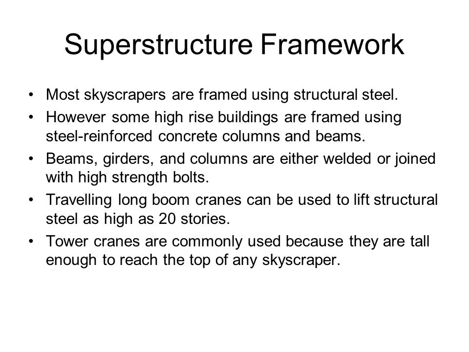 Superstructure Framework