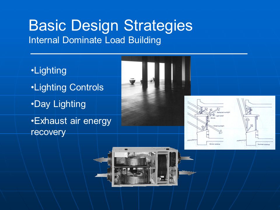 Basic Design Strategies Internal Dominate Load Building