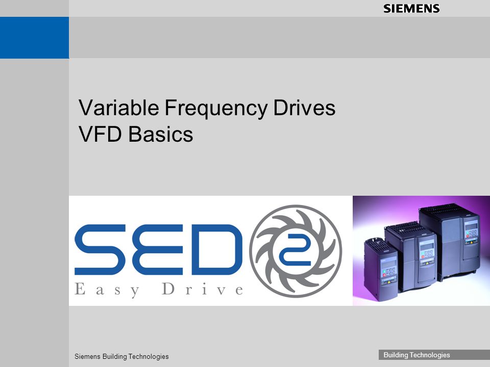 Variable Frequency Drives VFD Basics