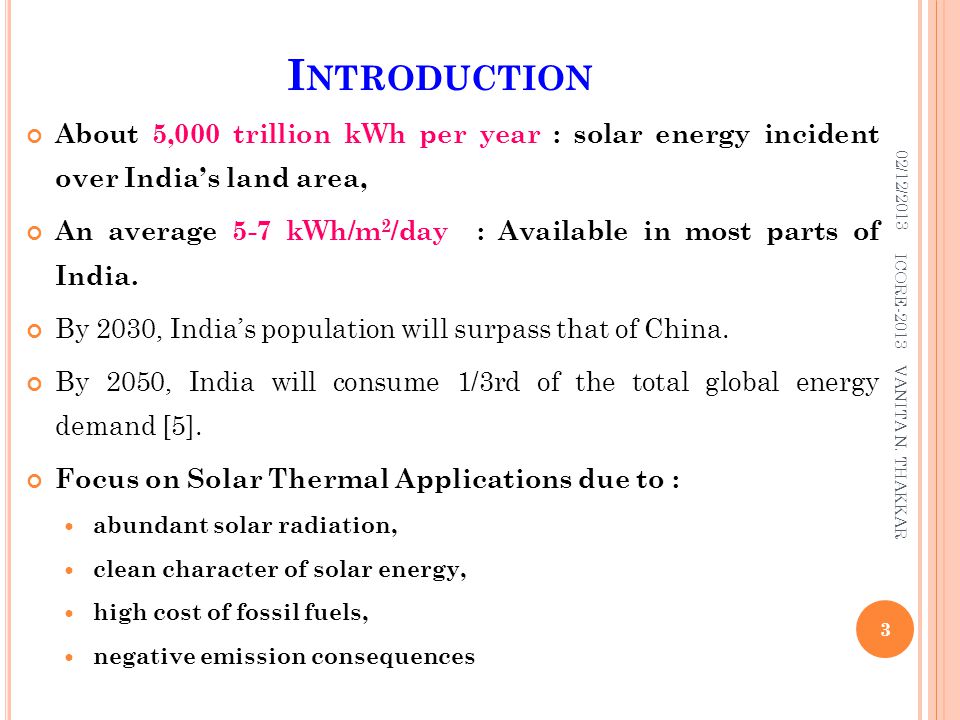 Status And Scope Of Parabolic Dish Solar Collectors Ppt Download