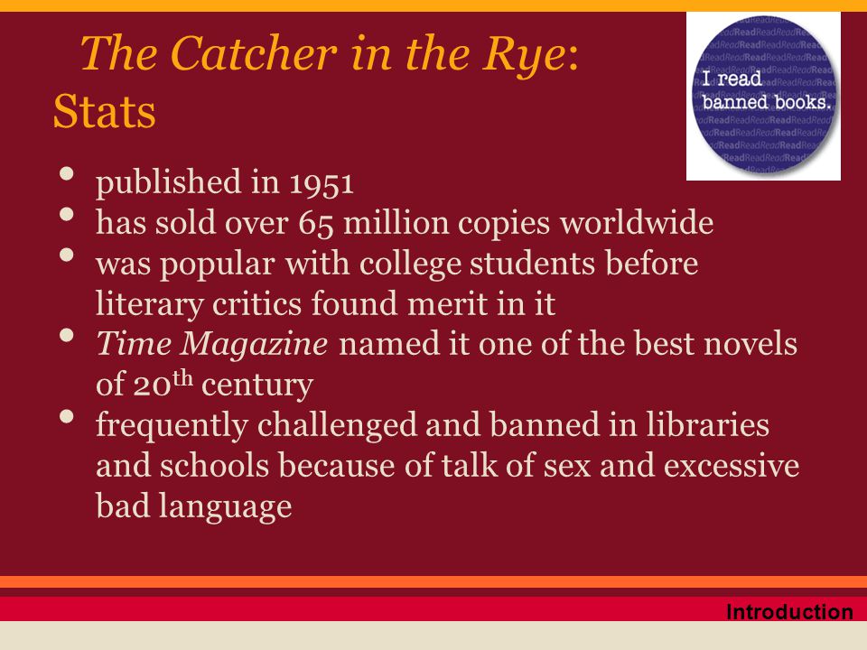 The Catcher in the Rye: Stats