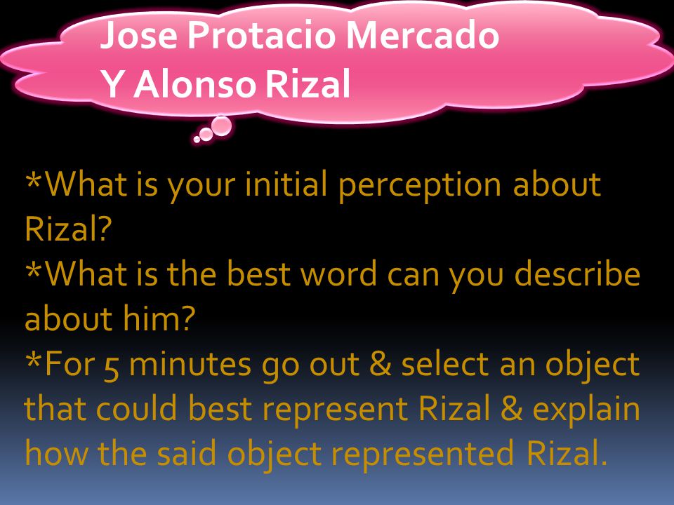 Jose Protacio Mercado Y Alonso Rizal