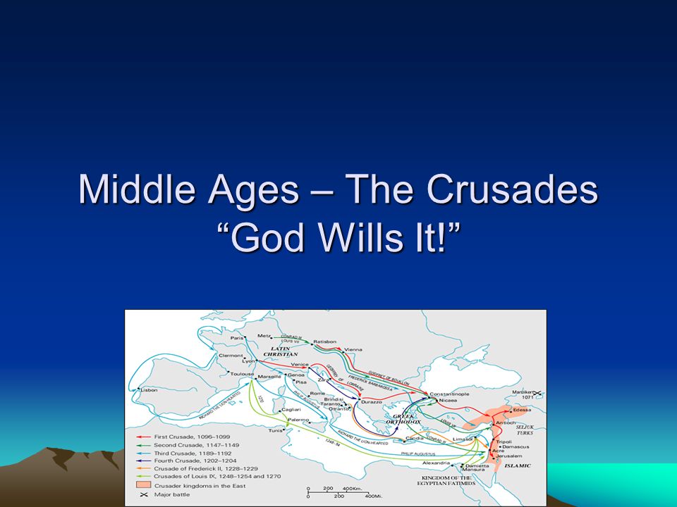 Middle Ages – The Crusades God Wills It!