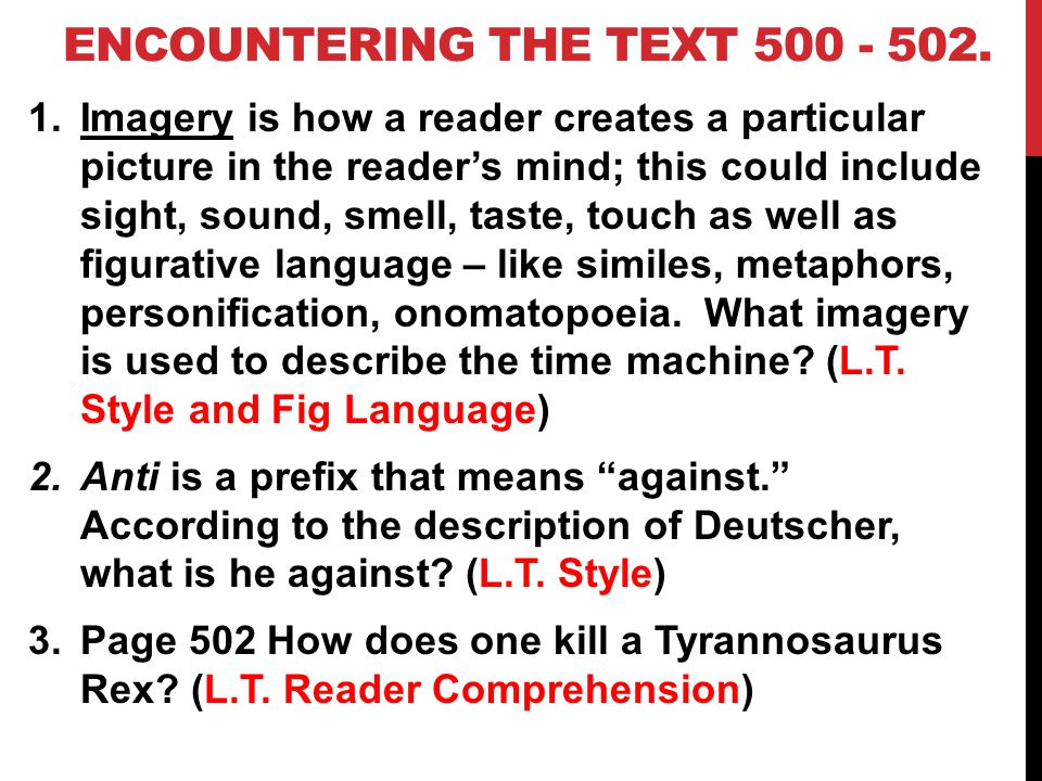 Encountering the Text
