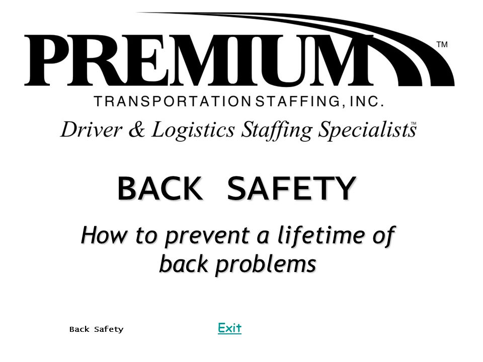 How to prevent a lifetime of back problems