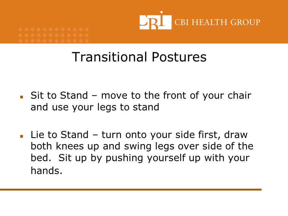 Transitional Postures