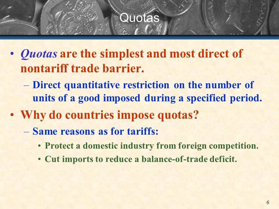 Nontariff Barriers and the New Protectionism - ppt download